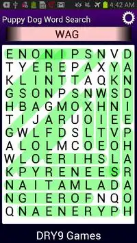 Puppy Dog Word Search Screen Shot 3