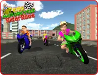 Kids MotorBike Rider Race 3D Screen Shot 11