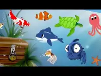 الأسماك والحيوانات البحرية اللغز Screen Shot 0