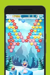 Bubble Frozen Shooter Offline Game Screen Shot 3