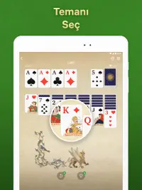Solitaire - tek taş kart oyunu Screen Shot 12