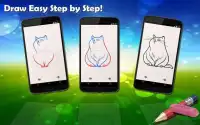 Lições de desenho Gatos e gatinhos com garras Screen Shot 2