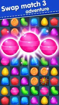 Candy Yummy - New Bears Candy Match 3 Games Free Screen Shot 0