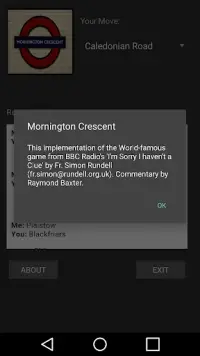 Mornington Crescent Screen Shot 2