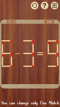 Matchstick Puzzle : Math Puzzle With Sticks Screen Shot 1