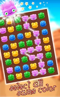 Candy Jelly Match 3 Game - Cookie Fun Screen Shot 1