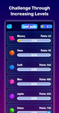 Word Planets : Training Word Brain Puzzle Screen Shot 4