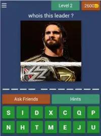 wrestlers names quiz game Screen Shot 16