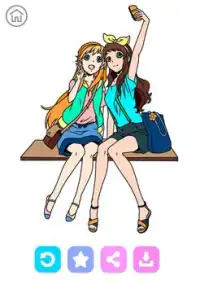Anime para Colorir - Anime Color by Number Screen Shot 6