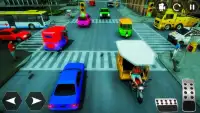 Tuk tuk Chingqi: Taxi city stunts driver 3D 2020 Screen Shot 0