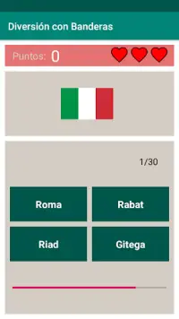 Diversión con Banderas - Quiz Trivial de banderas Screen Shot 2