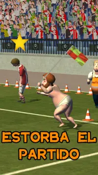 Football run: Crazy fat streaker runner! 3d games! Screen Shot 2