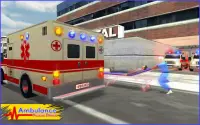 Ziekenwagen Redding coureur 3D Screen Shot 14