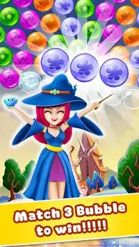 Witch Bird Pop: Bubble Shooter Screen Shot 0