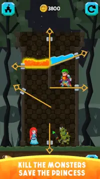 Hero Save Princess - ألعاب الألغاز المجانية Screen Shot 3