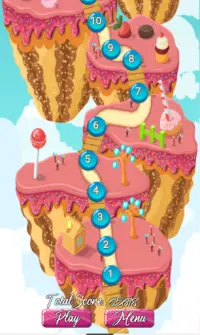 Bubbles shooter game Funny Donut Screen Shot 3