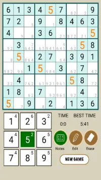 Sudoku Puzzle Screen Shot 5