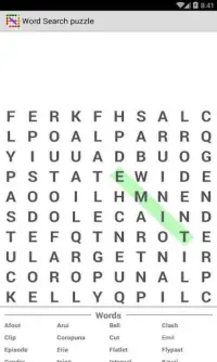 Word Search Puzzle : Search in Word Screen Shot 2