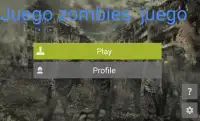 Juego zombies - juego zombies gratis Screen Shot 0