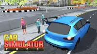 Car Simulator 2021: New offline City Driving Games Screen Shot 0