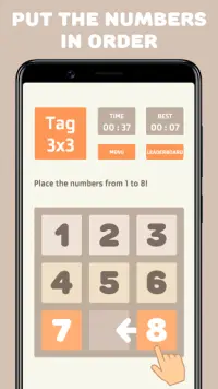 15 Puzzle: Classic Number Games, Num Riddle Screen Shot 0