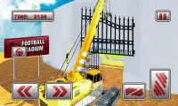 Football Stadium Construction Zone Crane Operator Screen Shot 3