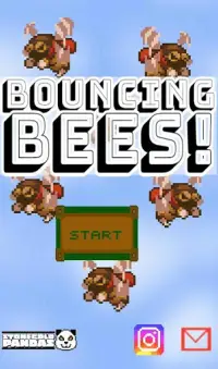 Bouncing Bees! - A Fun enjoyable game Screen Shot 0