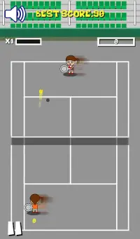 Retro Tiny Tennis Screen Shot 2