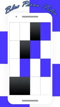 Blue Piano Tiles 2017 Screen Shot 2