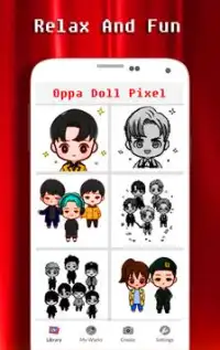 Coloring Oppa Doll By Number - Pixel Art Screen Shot 3