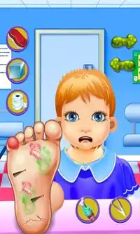 Kinder- Fuß-Doktor -Spiele Screen Shot 3