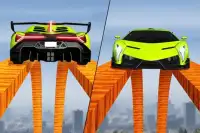Longest Tightrope Mega Ramp Car Racing Stunts Game Screen Shot 5