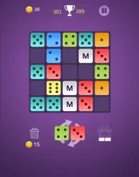 Dominoes puzzle - merge blocks with same numbers Screen Shot 4