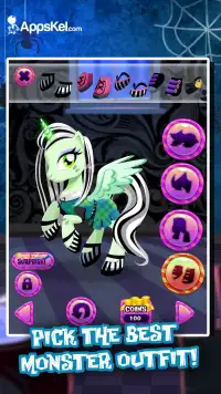 My Monster Pony Dress-up Game Screen Shot 1