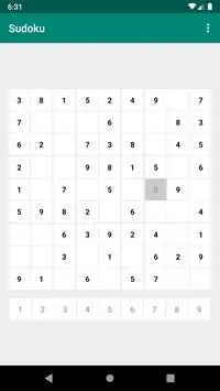 SUDOKU Screen Shot 2