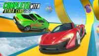 Mega Ramp Car Stunts: Crazy Car Racing Game Screen Shot 2