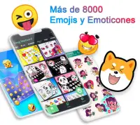 Teclado Emoji-GIFs,Stickers Screen Shot 0