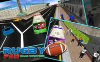 Rugby Fan Bus Driver 3D Screen Shot 2
