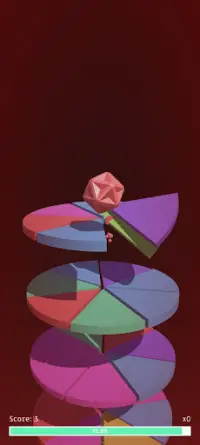 Ball Jump - Color Tower 3D Screen Shot 3