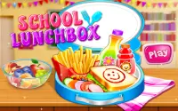 Pembuat makanan kotak makan sekolah - permainan Screen Shot 0
