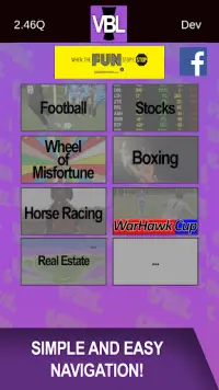 The Virtual Betting League Screen Shot 0