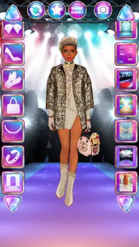 Fashion Diva Giydirme – Moda Haftası Oyunları Screen Shot 13