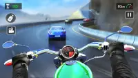 3d จำลองจักรยานหนัก: เกมแข่งจักรยานบนทางหลวง Screen Shot 14