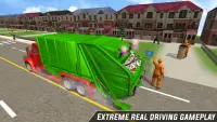 City Trash Truck Simulator-Waste Transporter 2019 Screen Shot 1