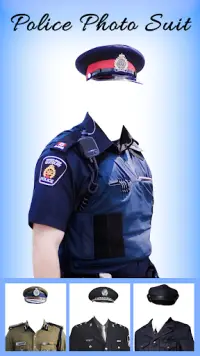 Men Police suit Photo Editor Screen Shot 3