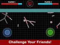 Stickman Борьба 2 игрок физика Игры Screen Shot 2