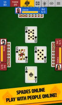 Spades: Classic Cards Online Screen Shot 6