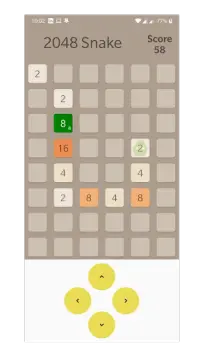 Snake 2048 Screen Shot 1