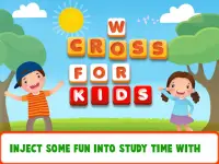 Crossword For Kids - Word Games For Kids Screen Shot 0