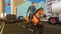 Police Horse Grand Crime City Gangster Mafia Chase Screen Shot 0